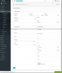 Employee details form