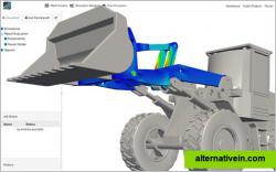 Wheel Loader in the SimScale Workbench