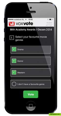 Free app or webbased voting