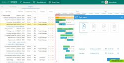 Easily export Gantt charts to XLSX, PNG, PDF or iCal. Share project plans using links or send them via email, giving the right to edit or the right to view your charts.