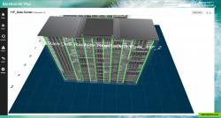 3D data center floor view