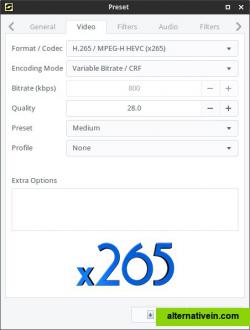 Video Codec Settings