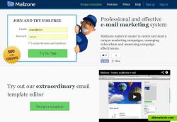 Mailzone homepage