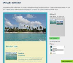 Design a template with template builder