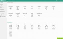 HR dashboard of leave management