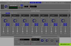 V 0.9..30 on ubuntu
Audio Mixer and Arpeggiator Screen 