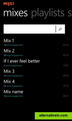 MeeDJ on Windows Phone(5)