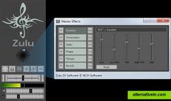 Zulu DJ Mixing Software -
 Master Effects Screen