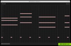 Piano Roll in Action Editor for MIDI and VST Instruments