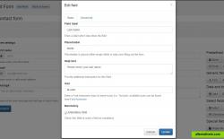 Edit form field details fast and intuitively within comfortable modal dialogs.