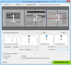 DisplayFusion Monitor Configuration Window