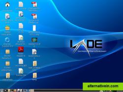 Screenshot of the LXDE desktop. It's simple, lightweight, fast, modern, internationalized, and standard-compliant.