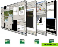 VirtuaWin - Multiple Virtual Desktops