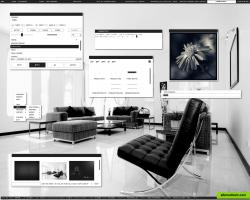 BlackWhite theme by lyrae @ box-look.org