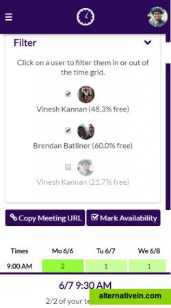 Filter schedules to adapt to make sure crucial members can make it.