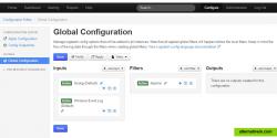 GUI Logstash Input, Filter Configuration