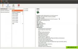 lshw-gtk showing CPU informations