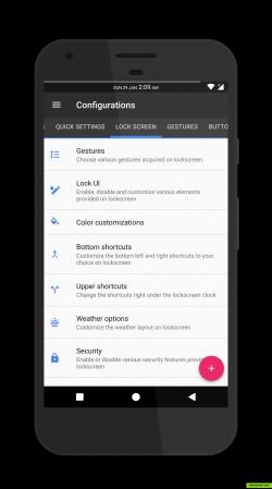 Lockscreen Customizations

Tweak your lockscreen's view and functionality with plenty of settings to customize