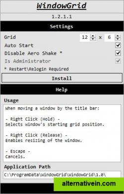 System tray menu