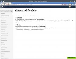 ownCloud Notes web-interface