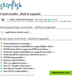 HTMLised results