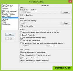 File handling settings