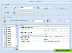 Convert video DVD to MP4,3GP,AVI,WMV...