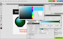 Gradient editor.