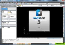 nanoCAD 3 main window