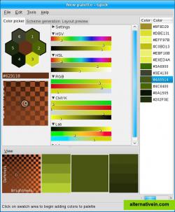 color picker - sliders