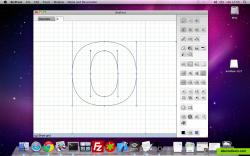 Lower case o on Mac OS X