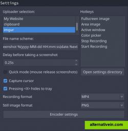 Settings Window