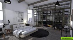 Industrial bedroom