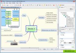 Main Screen with Sample Mindmap