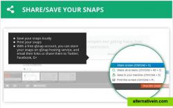 Save/Share your snaps