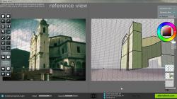 Perspective grid overlay