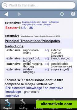 iPhone - Italian-English