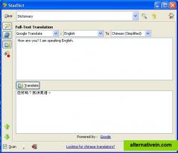 translation between English and Chinese