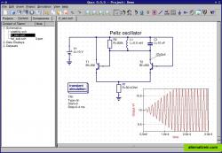 Combined schematic and data visualisation. 