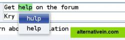 Terminology highlighting and insertion combo box