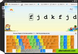 Pic 1. Typing test for novices