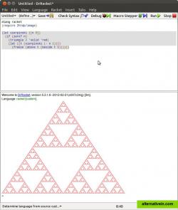 DrRacket screenshot from Wikipedia.