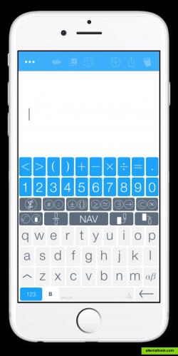 Simple, intuitive keyboard.