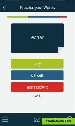 Practice with flashcards organised by a spaced repetition algorithm