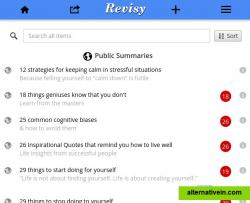 Browse a list of summaries to revise, or create your own.