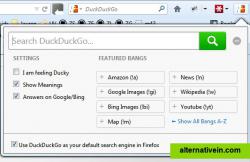 DuckDuckGo Plus on Firefox