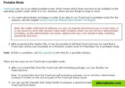 Portable Mode with administrator privileges