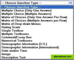 Choose Question Type