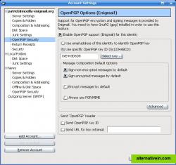 Enigmail per-account Settings