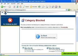 K9 Web Protection "Site Blocked" page